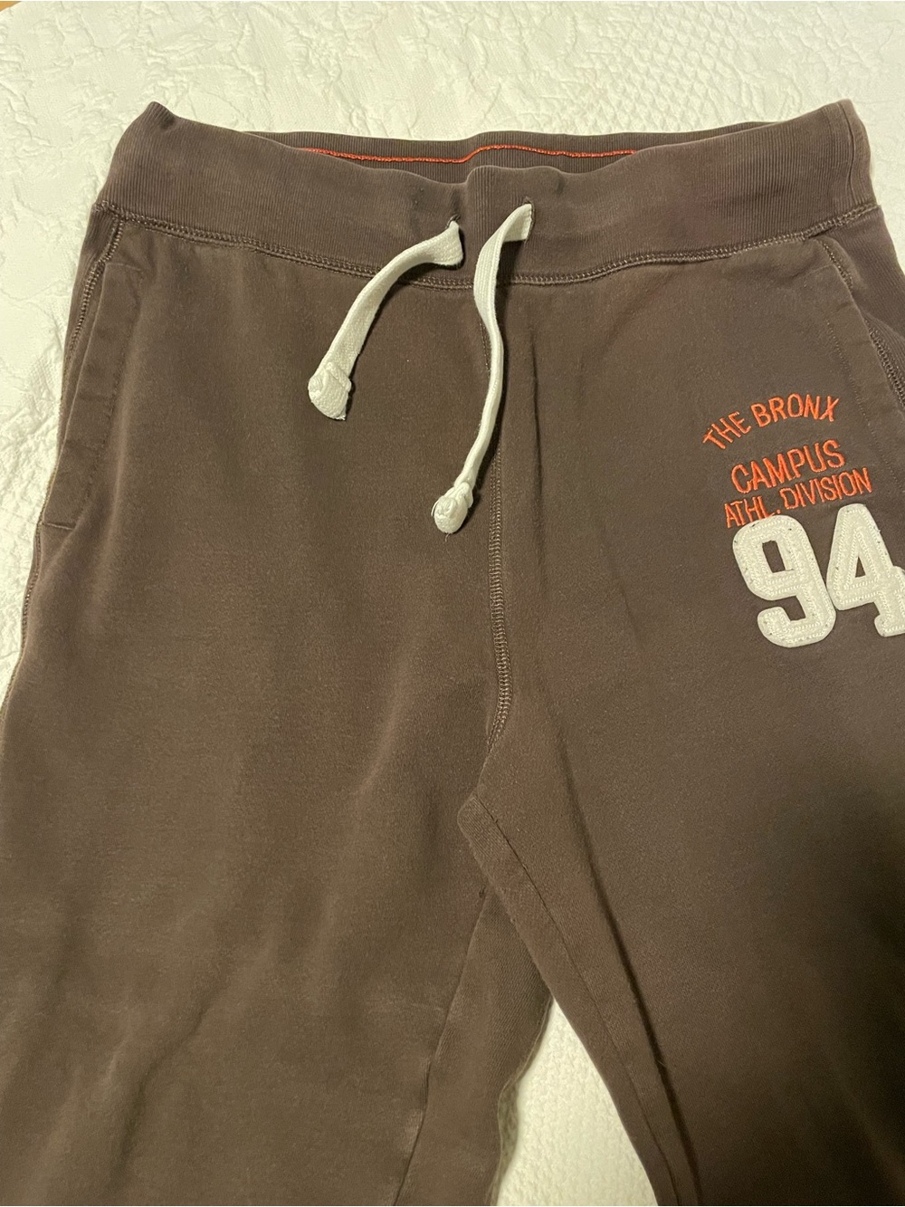 Old Navy brown Drawstring Sweatpants with 94 Patch